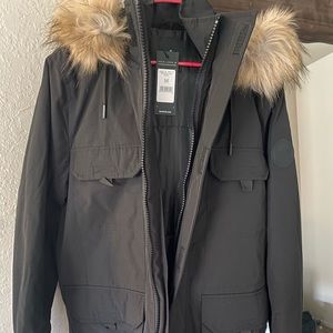 Men’s Black Parka (new)